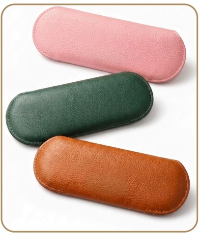 Leather Sunglasses Case – Protective Leather Sunglasses Case with Zipper
